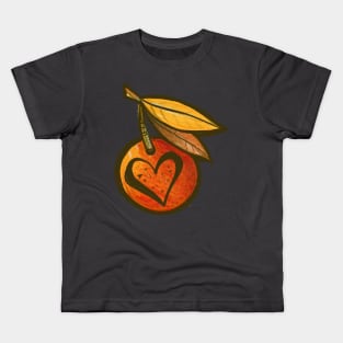 Heart d'Orange Cute Fruit Kids T-Shirt